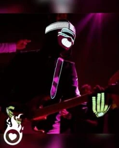 Cravate LED Lumineuse : Réagit A La Musique !