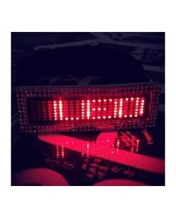 Ceinture Strass Lumineuse Rouge