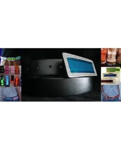 Ceinture Led Strass Multicolor -Lumière Fashion Promos Magasin accessoires ceintures 3