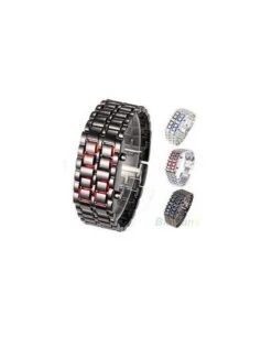 Montre Led Watch "Geneva" Lumineuse Fashion -Lumière Fashion Promos Magasin acheter led watch 5