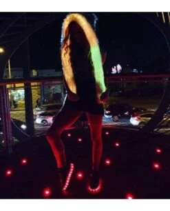 Bonnet Écharpe Lumineux Loup 10 Bonnet Écharpe Lumineux Loup -Lumière Fashion Promos Magasin bonnet echarpe 3