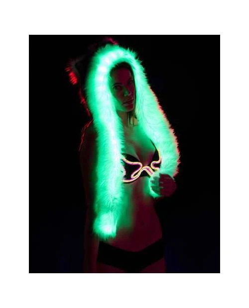 Bonnet Écharpe Lumineux Loup 5 Bonnet Écharpe Lumineux Loup – Image 5