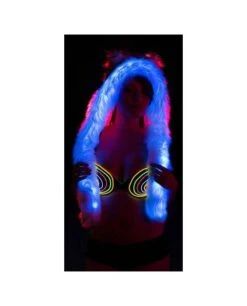 Bonnet Lumineux Led Ours Polaire -Lumière Fashion Promos Magasin bonnet peluche 2