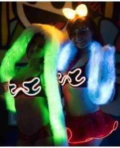 Bonnet Lumineux Led Ours Polaire -Lumière Fashion Promos Magasin bonnet peluche 4