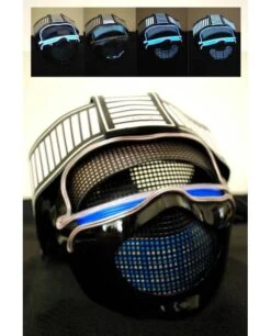 Casque Daft Punk Lumineux -Lumière Fashion Promos Magasin casque daft punk 2