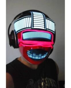 Casque Daft Punk Lumineux -Lumière Fashion Promos Magasin casque daft punk 4