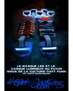 Casque Daft Punk Lumineux -Lumière Fashion Promos Magasin casque daft punk 5