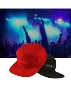 Casquette Led Programmable -Lumière Fashion Promos Magasin casquette led programmable 3