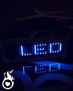 Ceinture Strass Leds Bleues