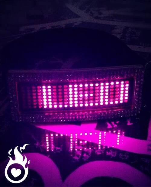 Ceinture Strass Led Rose 1 Ceinture Strass Led Rose