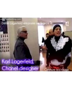 Ceinture Lumineuse Blanche -Lumière Fashion Promos Magasin ceinturon cuir 2