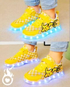 Lumière Fashion Promos Magasin -Lumière Fashion Promos Magasin chaussures lumineuses led pokemon pikachu 1