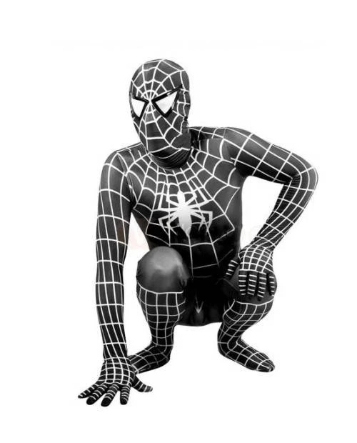 Costume Spiderman Noir Adulte Enfant 2 Costume Spiderman Noir Adulte Enfant – Image 2