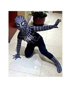 Déguisement Spiderman Noir Enfant -Lumière Fashion Promos Magasin deguisement spiderman noir 4