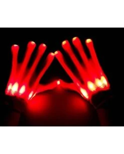 Skeleton / Alien LED Gloves 13 Skeleton / Alien LED Gloves -Lumière Fashion Promos Magasin gants lumineux led 5