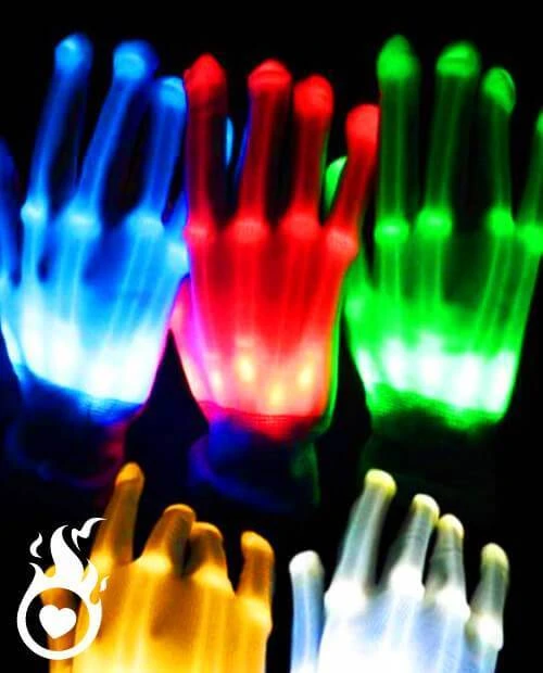 Skeleton / Alien LED Gloves 1 Skeleton / Alien LED Gloves