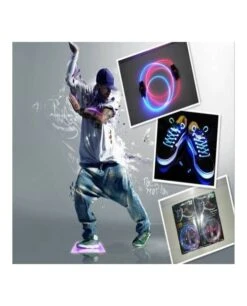 Lacets Fluo Lumineux -Lumière Fashion Promos Magasin lacets fluo 3