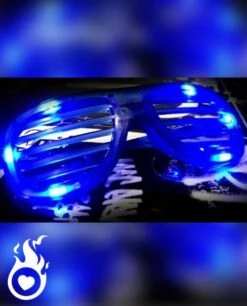 Lunettes Clignotantes Bleues A Led