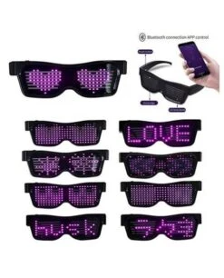 Lunettes Led Programmables 9 Lunettes Led Programmables -Lumière Fashion Promos Magasin lunettes led programmables 2