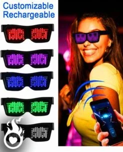 Lunettes Led Programmables