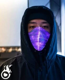 Masque Covid LED Lumineux -Lumière Fashion Promos Magasin masque covid led lumineux 3