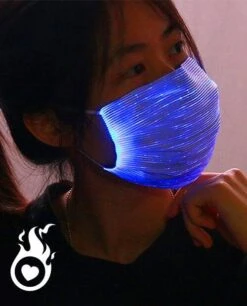 Masque Covid LED Lumineux -Lumière Fashion Promos Magasin masque covid led lumineux 5