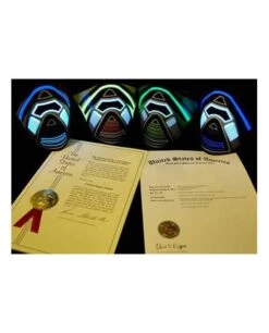 Masque Lumineux LED Biohazard -Lumière Fashion Promos Magasin masque lumineux led biohazard 11