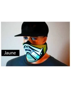 Masque Lumineux LED Biohazard -Lumière Fashion Promos Magasin masque lumineux led biohazard 6