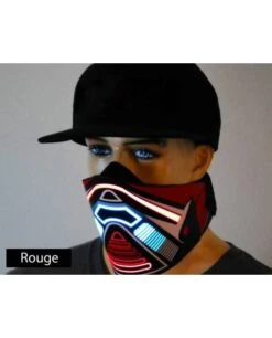 Masque Lumineux LED Biohazard -Lumière Fashion Promos Magasin masque lumineux led biohazard 7