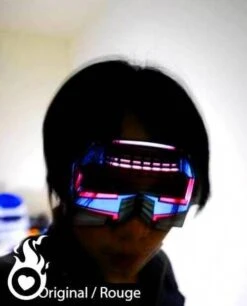 Masque Robot Lumineux Equalizer