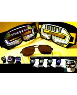 Masque Robot Lumineux Equalizer 16 Masque Robot Lumineux Equalizer -Lumière Fashion Promos Magasin masque lumineux led robot 6