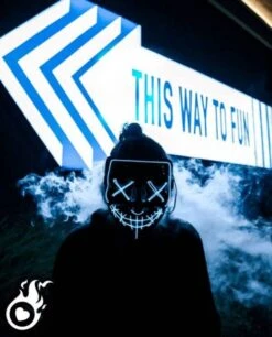 Masque "La Purge" American Nightmare Lumineux -Lumière Fashion Promos Magasin masque lumineux the purge american nightmare 10