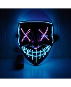Masque "La Purge" American Nightmare Lumineux -Lumière Fashion Promos Magasin masque lumineux the purge american nightmare 2