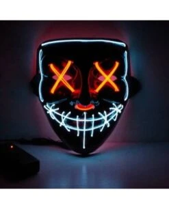 Masque "La Purge" American Nightmare Lumineux -Lumière Fashion Promos Magasin masque lumineux the purge american nightmare 4