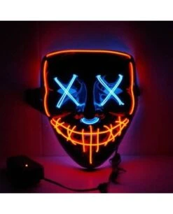 Masque "La Purge" American Nightmare Lumineux -Lumière Fashion Promos Magasin masque lumineux the purge american nightmare 5