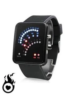 Montre Binaire Lumineuse LED