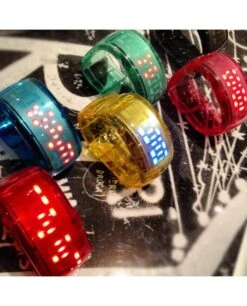 Montre Fantaisie Led Noir -Lumière Fashion Promos Magasin montre fantaisie 2