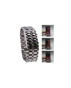 Montre Led Modèle "Inox"