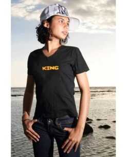 T Shirt Led Orange Femme