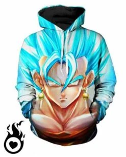 Sweat Capuche Vegeku Super Saiyan Blue