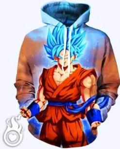 Sweat Capuche Sangoku Super Saiyan Blue
