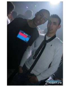 Tee Shirt Clubber Lumineux Platine -Lumière Fashion Promos Magasin t shirt clubber 2