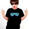 T Shirt Lumineux Enfant Lunettes "Glasses"