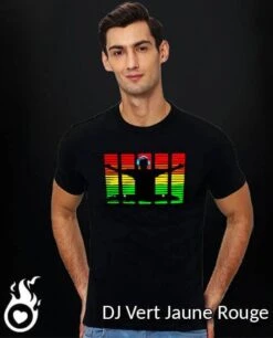 T-Shirts Equalizer LED Lumineux : 6 Modèles -Lumière Fashion Promos Magasin t shirt equalizer led 4