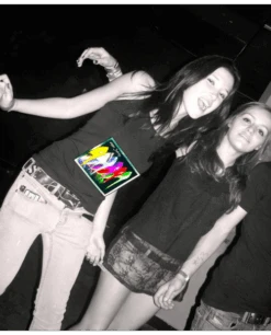 T Shirt Lumineux Led Stiletto® -Lumière Fashion Promos Magasin t shirt equalizer stiletto 1