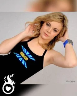 T Shirt Disco Lumineux Femme
