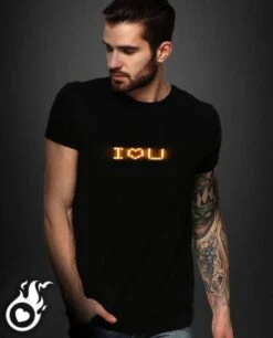 T Shirt Led Programmable -Lumière Fashion Promos Magasin t shirt led programmable 4