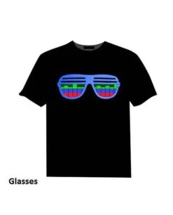 Tee-Shirt Lumineux Equalizer : 6 Modèles -Lumière Fashion Promos Magasin t shirt lumineux equalizer 8