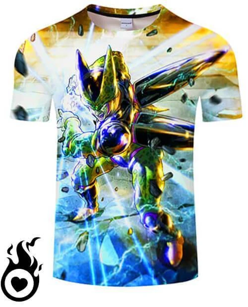 Cell DBZ Tee-Shirt 1 Cell DBZ Tee-Shirt