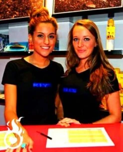 Tee Shirt Lumineux Femme Message Bleu